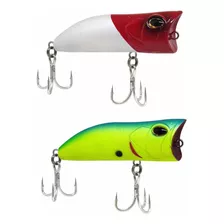 Kit C/2 Iscas Ram Popper 60 (6cm 9g) E Original Marine Sport