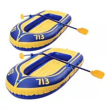 X2 Bote Inflable Botes Inflables Remos + Inflador Parches