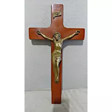 Cristo Com Cruz 65x35x3 - Túmulo, Jazigo E Parede - Bronze