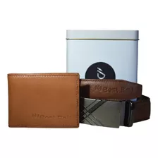 Kit Cinto Y Billetera De Cuero Regalo Premium. My Best Belt