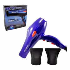 Secador De Pelo Profesional Ozone Ionic 3500 Teknikpro Color Azul