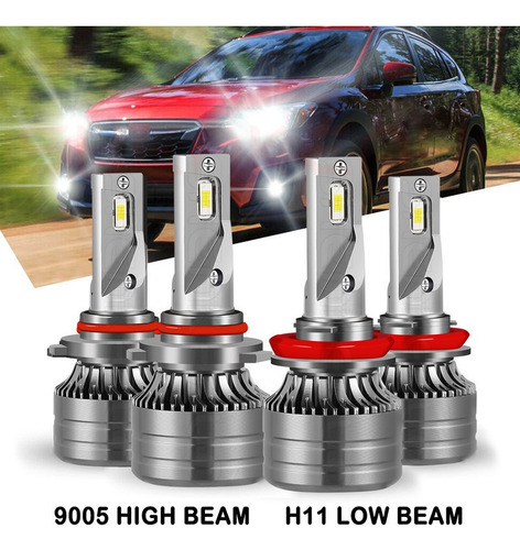 36000lm Kit Focos Led H11 9005 Haz Alto Y Bajo For Subaru Subaru IMPREZA OUTBACK SPORT