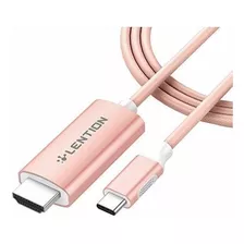 Lention 2mt Usb-c A Hdmi 2.0 Cable Adaptador (4k/60hz) Compa