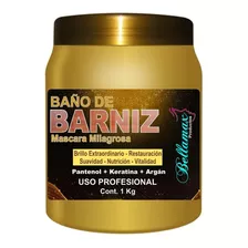 Mascara Capilar Baño De Barniz Profesional 1 Kg