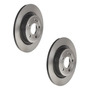 Brembo Rear Brake Kit Low-met Pads Disc Rotors For Mb W2 Lld