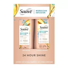 Suave Shampoo & Acondicionador Moroccan Oil 532ml 2 Pack