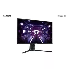 Monitor Gamer Odyssey G3 24'' Fhd 144hz 1ms Hdmi Usb Samsung Cor Preto Ac 100-240v