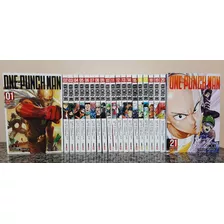 Coleção Mangás One Punch Man Volumes 1 Ao 21 Em Português