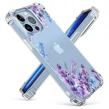 Ilnehc Flower Pattern Diseñado Para iPhone 13 Pro Max Case [