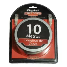 Cable De Red Ethernet Futgitel 10 Metros Categoría 5e 