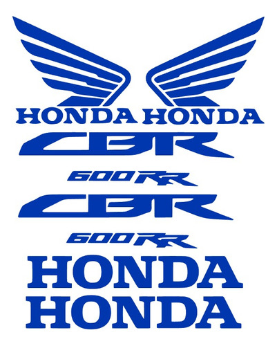 Calcomanias Stickers Honda Cbr600rr 2009-2016 Logos Foto 5