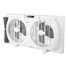 Comfort Zone Cz319wt2 Ventilador De Ventana Doble De 9 Pulga