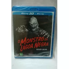 O Monstro Da Lagoa Negra Bluray Original Lacrado 3d E 2d