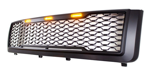 Parrilla C/led Negro Mate Chevrolet Silverado 2500 2011-2015 Foto 4