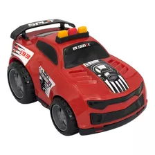 Kit De Brinquedos Polícia Carro, Moto E Helicóptero-vermelho