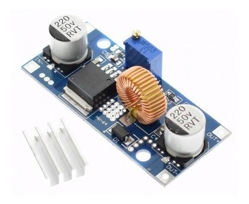 5 Pzas Regulador Xl4015 Step Down 50w 5a 4-38v A 1.25-36v