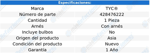 Calavera Derecha Para Kia Sorento Lx Ex 2019-2020 Tyc Foto 2