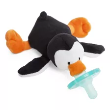 Chupete Infantil Pingüino Con Soporte Wubbanub