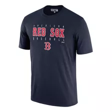 Playera Camiseta Boston Red Sox Azul Marino Caballero