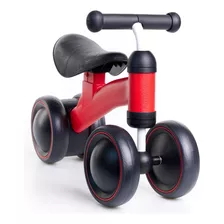 Bicicleta De Equilíbrio 4 Rodas Andador Infantil