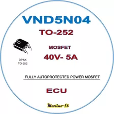 Vnd5n04 5n04 Transistor To252 Ecu 