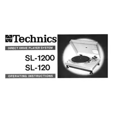 Manual Usuario Technics Sl-1200 Mk 1