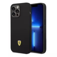 Protector Ferrari Para iPhone 14 Pro Case Negro