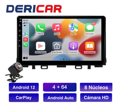 Estreo Android Kia Ro 18-23 Carplay Android Auto 4+64 Foto 2