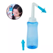 Limpador De Nariz/lavagem Nasal Eficiente 300ml 2 Bicos Cor Azul