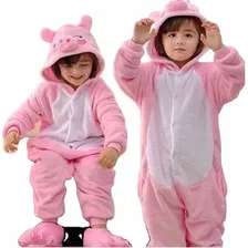 Pijama Y Disfraz Animales Para Niño Niña Enterito Polar