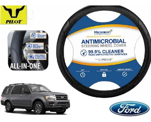 Funda Cubrevolante Negro Antimicrobial Ford Expedition 2012 Foto 3