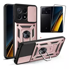 Capa Anti Impacto Ring Xiaomi Poco X6 Pro 5g+película Vid 9d