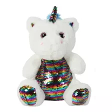 Peluche Unicornio Reversible Con Lentejuelas