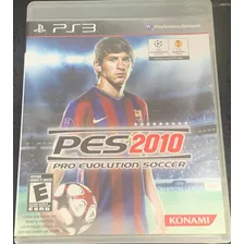 Jogo Pro Evolution Soccer Pes 2010 Game Ps3 Físico Original