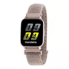 Relogio Smartwatch Mondaine Full Touch Rosé Nylon