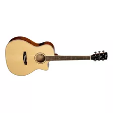 Guitarra Electroacustica Cort Ga-ff Color Beige Material Del Diapasón Laurel