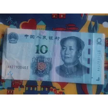 Billete 10 Yuan 2019