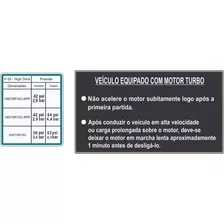 Adesivos Advertencia Cofre Motor Hyundai Pickup Hr 2014