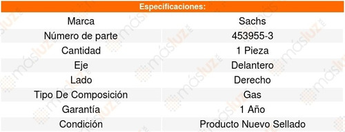 Amortiguador Gas Delanteros Bmw Serie 5 05_10 Sachs Foto 5