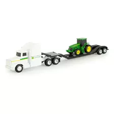 Camabaja Semiremolque John Deere Con Tractor Escala 1:64