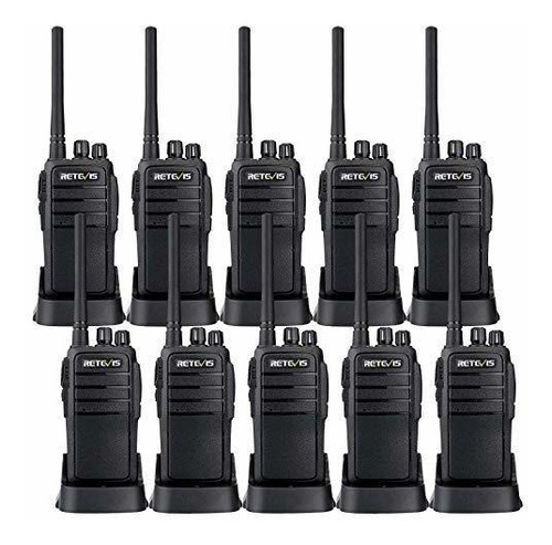 Walkie-talkies Retevis 10 Piezas 3 Km Mx 1100 Mah