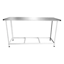 Black Fraidei Mesa Bancada De Serviço Em Açougue Inox 190x55