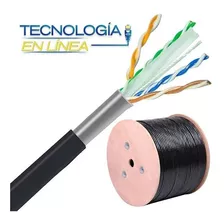 Cable Red Utp Cat6 Exterior Por 305mts Resiste Sol Lluvia 