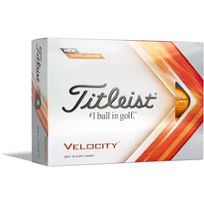 Titleist Velocity Pelotas De Golf - Matte Orange (1 Docena)