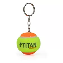 Chaveiro Titan Bola De Beach Tennis Médio Laranja