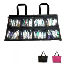 Bolsa Necessaire Organizadora De Esmaltes Manicure 80 Frasco