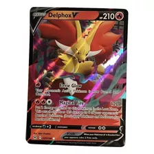 Delphox V 027/196 Ultra Rare Lost Origin Pokemon Tcg Holo