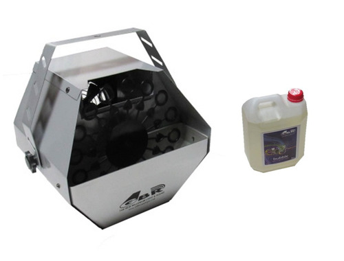 Maquina De Burbujas +liquido Fiestas Disco Profesional Envio