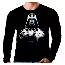Camiseta Manga Longa Darth Vader Ref=369