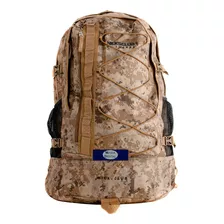 Mochila Campismo Jumbo Nicks Club Tecno Reforzada Comoda Color Ocre